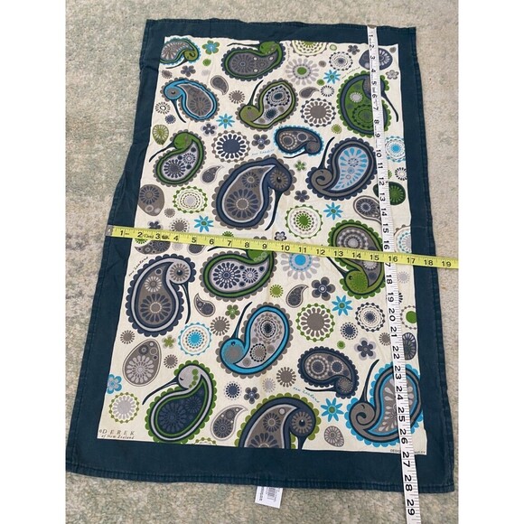 New Zealand Tea Towel Bar Kitchen 28 x 18 by Derek 100% Cotton Kiwi Paisley - Picture 8 of 9